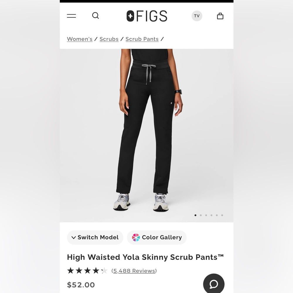 Limited edition Figs scrub set